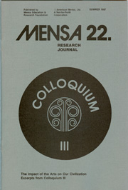 The Impact of the Arts on Our Civilization: Excerpts from Colloquium III