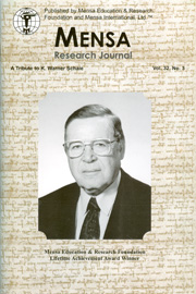 A Tribute to Dr. K. Warner Schaie